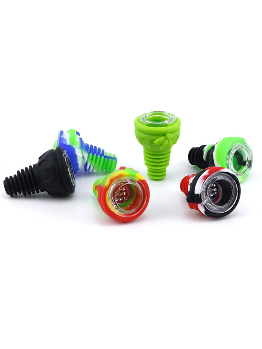 Honeybee Silicone Glass 14mm/18mm Bowl Honeybee Silicone Glass 14mm/18mm Bowl