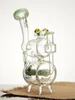 Lookah Bong 9" Cute Recycler Double Chamber Perc Water Pipe, Colors: Blue, 7 image Lookah Bong 9" Cute Recycler Double Chamber Perc Water Pipe, Colors: Blue, 7 image