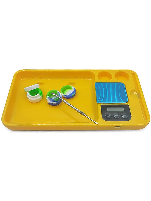 LED Electronic Scale Rolling Tray yellow LED Electronic Scale Rolling Tray yellow