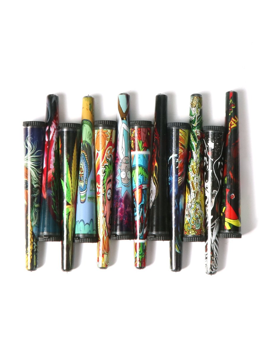 Plastic Container Pre Rolled Cone Pop Top Tubes Showcase3 Plastic Container Pre Rolled Cone Pop Top Tubes Showcase3