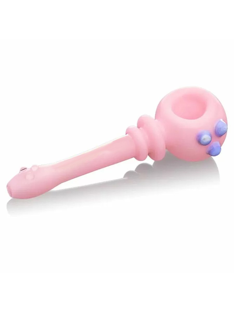 Triple Slime Dotted Glass Pipe Triple Slime Dotted Glass Pipe