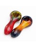 Glazed Stripe Glass Pipe