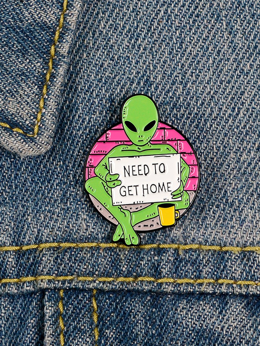 Alien Pin Brooches, 3 image