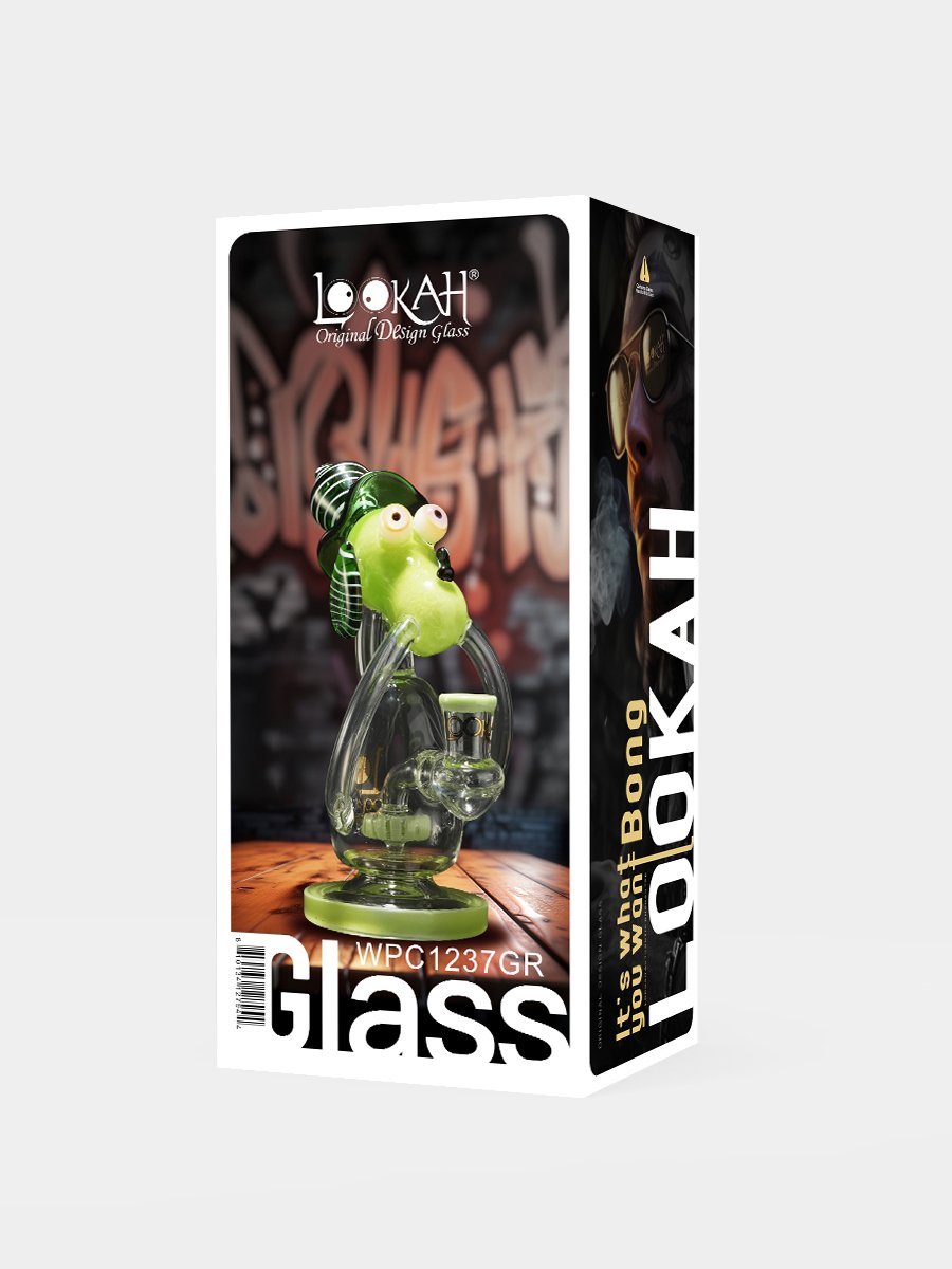 striped-dog-recycler-bong-packaging-green