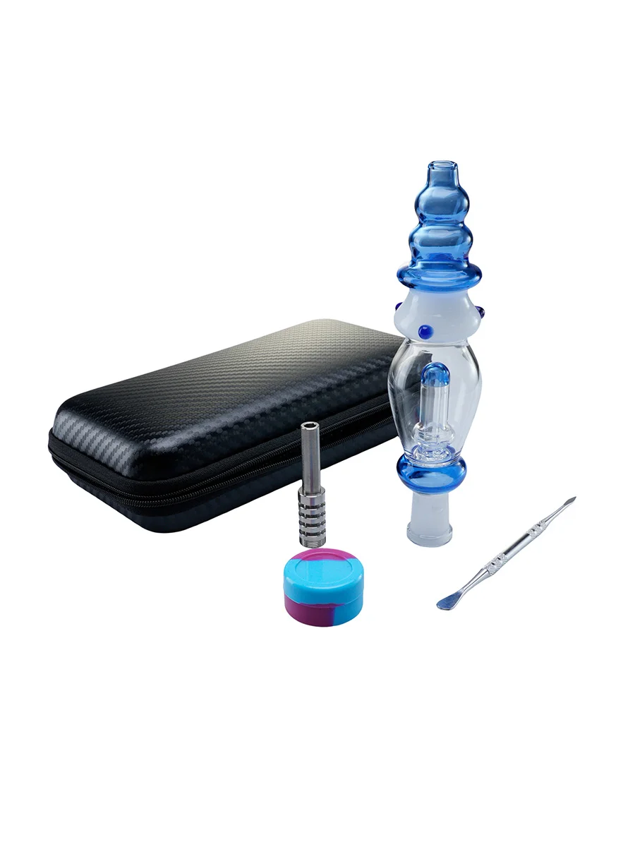 2PCS Showerhead Perc Water Filter Gourd Glass Nectar Collector Kit, 3 image 2PCS Showerhead Perc Water Filter Gourd Glass Nectar Collector Kit, 3 image