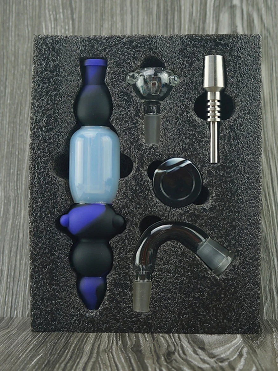2-in-1 Silicone Pipe Nectar Collector Kit For Sale