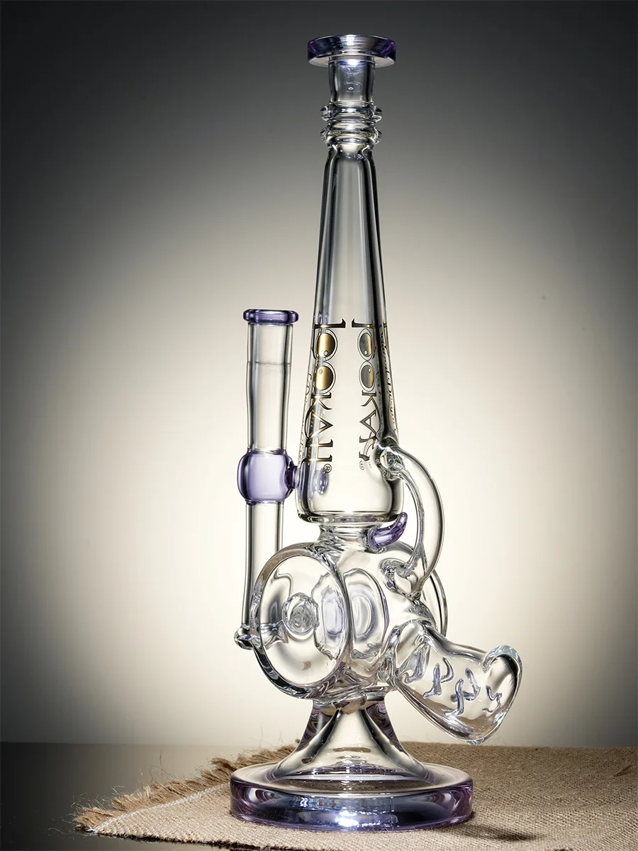 Purple Cool Recycler Gun Water Pipe