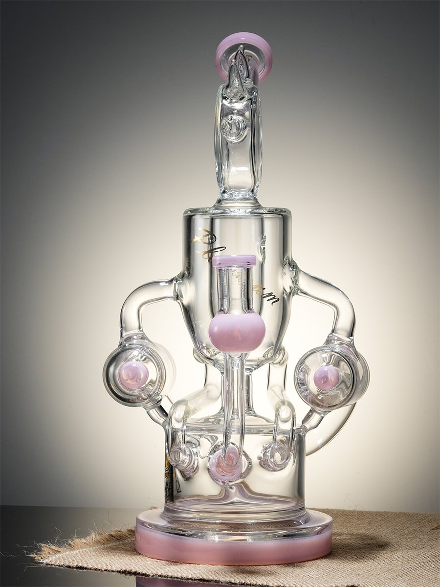 ulti Spike Spiral Inline Perc Recycler Water Pipe