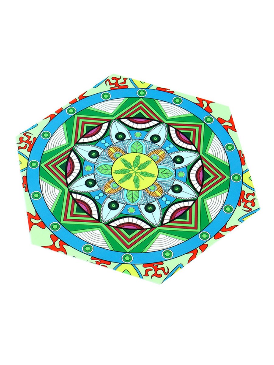 Hexagonal Creative High Temperature Resistant Silicone Dab Mat4 Hexagonal Creative High Temperature Resistant Silicone Dab Mat4