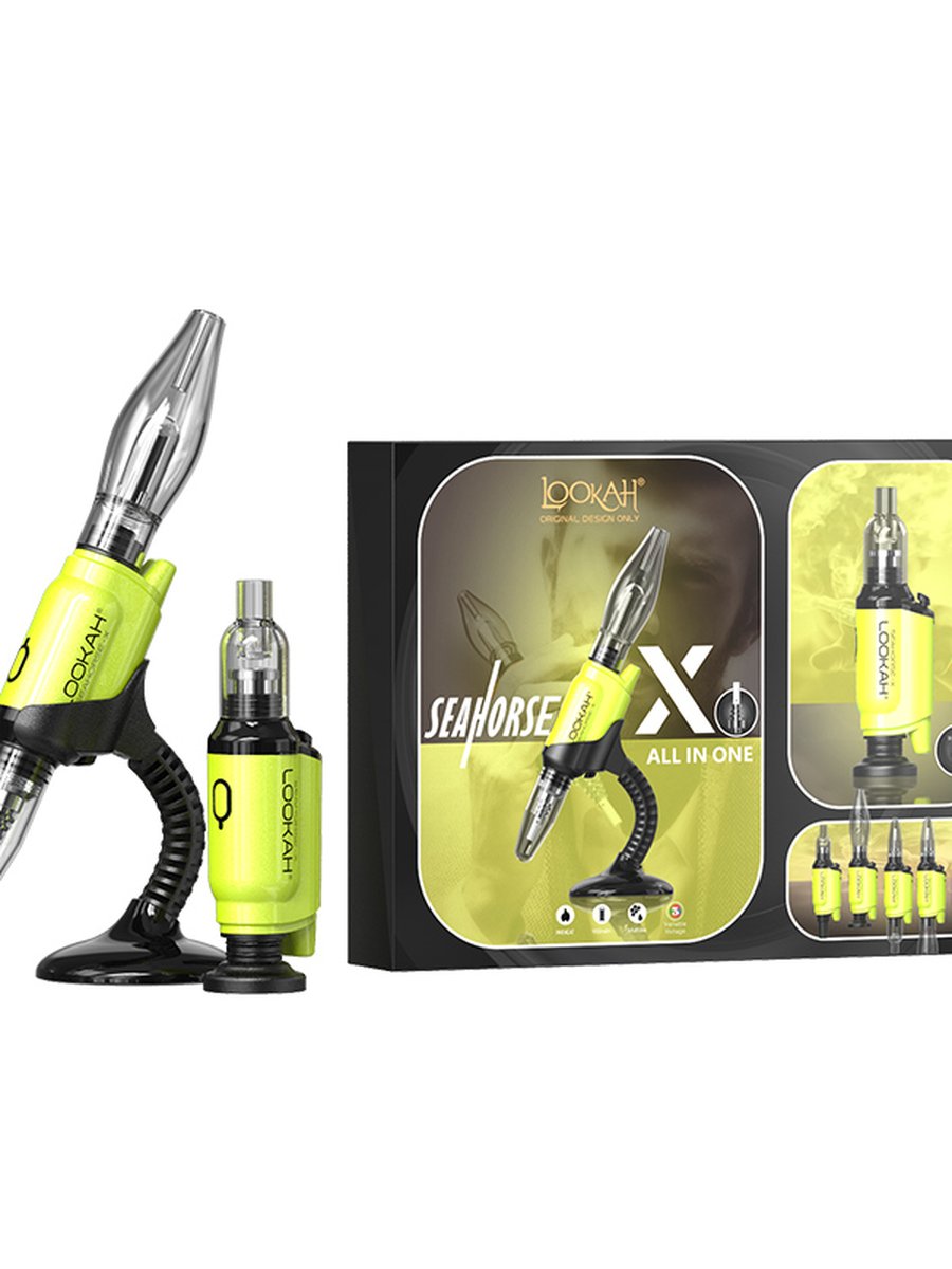 Lookah Seahorse X Wax Kit, Color: Blue, 4 image