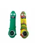 Pickle Silicone Hand Pipe With Glass Bowl