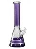 15" Big Mom Religion Engraved Beaker Glass Bong, Color: Purple, 6 image 15" Big Mom Religion Engraved Beaker Glass Bong, Color: Purple, 6 image