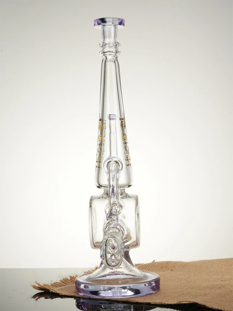 Lookah Bong 12.7" Cool Recycler Gun Water Pipe $95, Colors: Clear Green, 4 image Lookah Bong 12.7" Cool Recycler Gun Water Pipe $95, Colors: Clear Green, 4 image