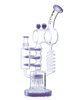 14" Cool Recycler Bong | Helix Water Pipe | Dual Chamber Precolator | Purple 14" Cool Recycler Bong | Helix Water Pipe | Dual Chamber Precolator | Purple