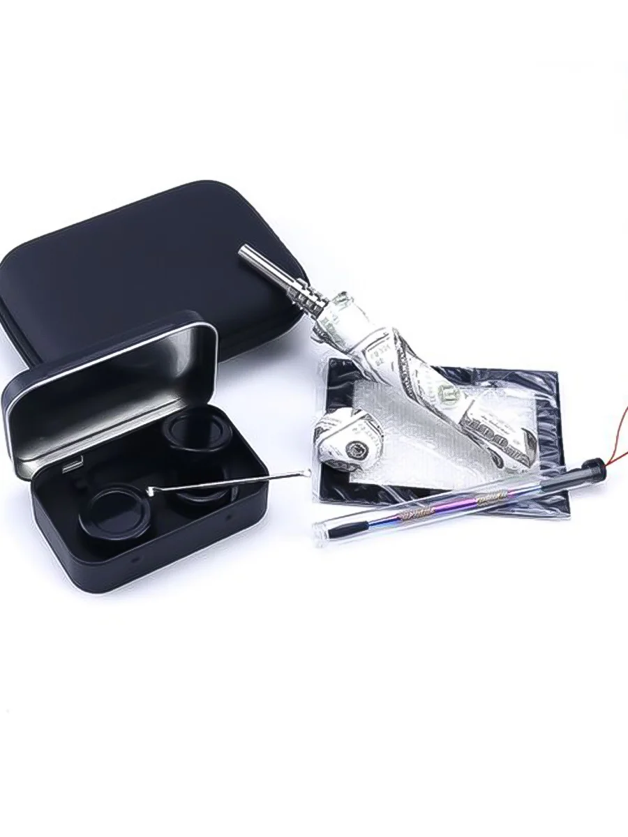 4-In-1 Silicone Dab Straw Kit With Case7 4-In-1 Silicone Dab Straw Kit With Case7