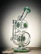 Lookah Bong 11.6" Spiral Design Multi-Chamber Water Pipe, Color: Green