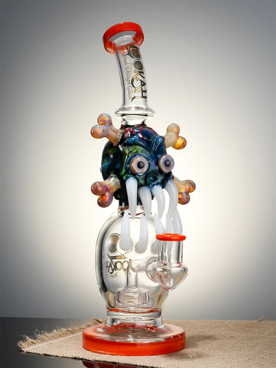 12.5&quot; Cool Skull Tusk Bong8