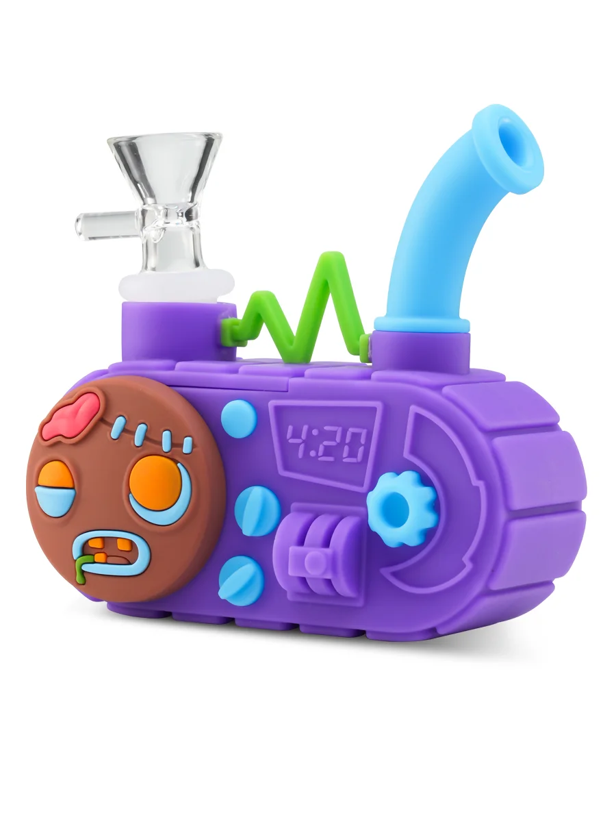 Mini Radio Silicone Bongs, 4 image