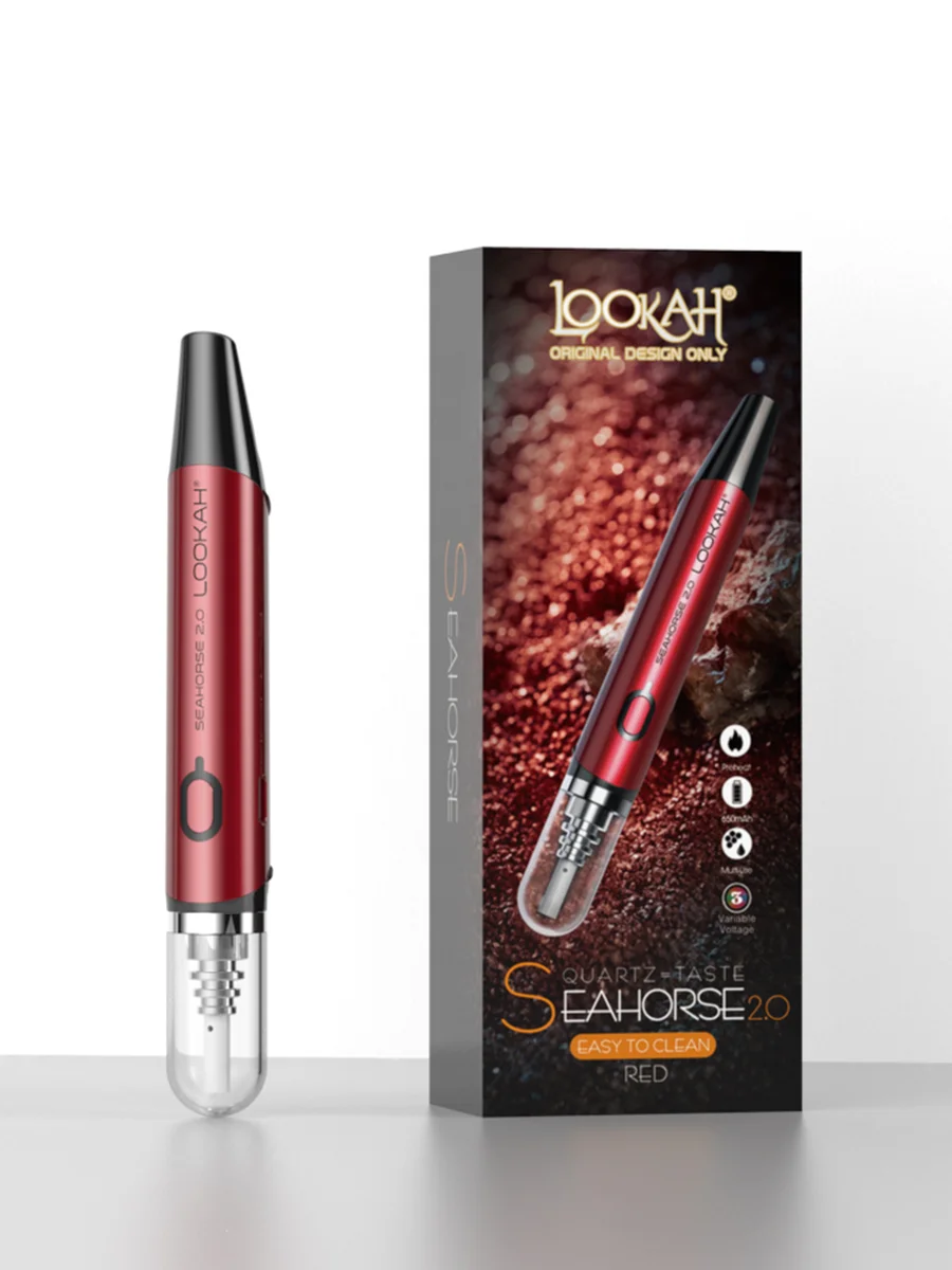 Lookah Seahorse 2.0 Dab Pen - Red Lookah Seahorse 2.0 Dab Pen - Red