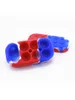 Red  Blue Multi-Compartment Concentrate Container