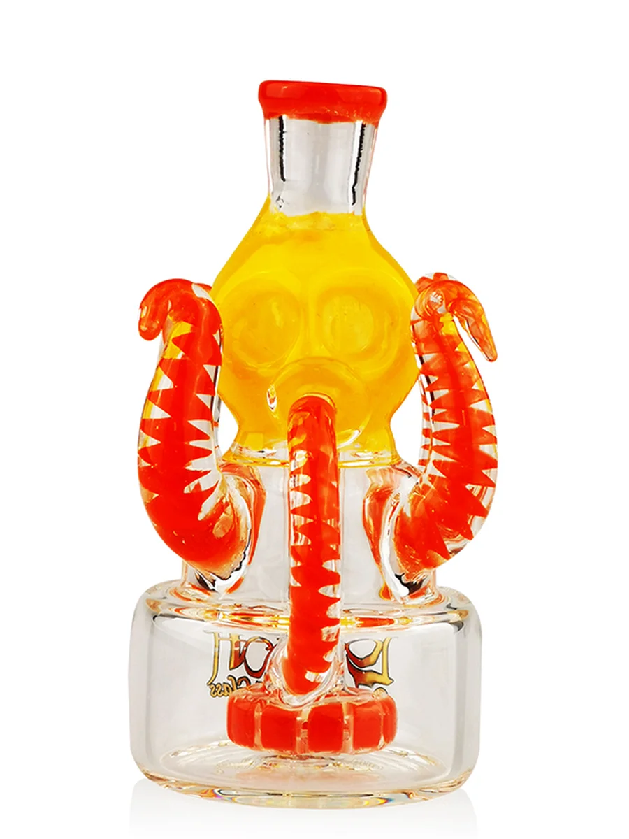 Orange 14mm 90 Degree Male Joint Ash Catcher Orange 14mm 90 Degree Male Joint Ash Catcher