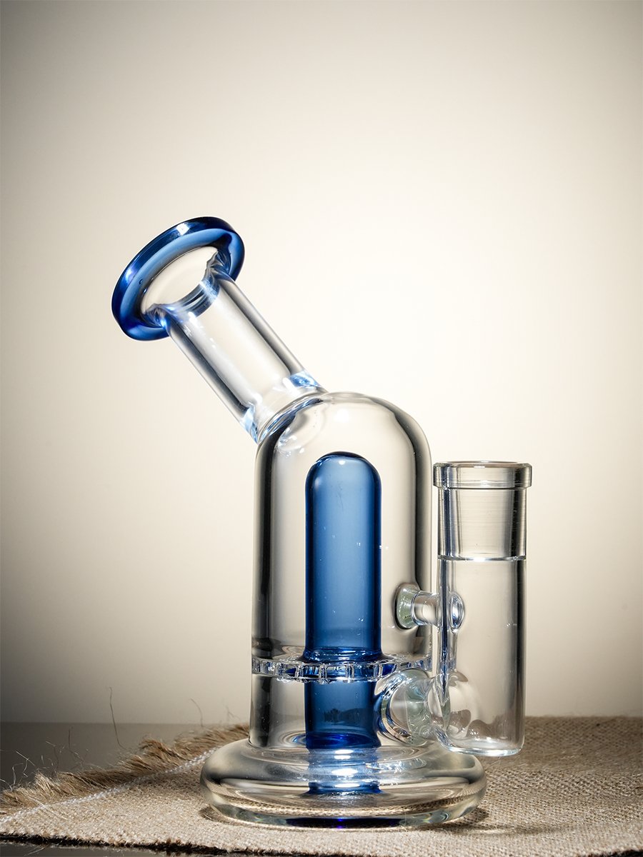 Clear Double Percolator Bong