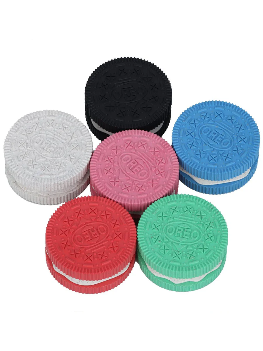 Oreo 2 Layer Biodegradable Plastics Herb Grinder2