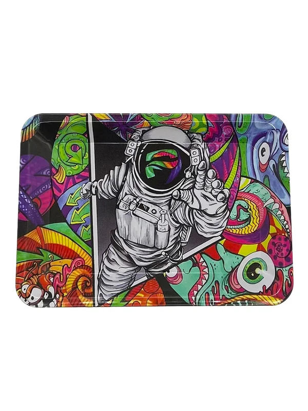 Astronaut Metal Rolling Tray Main Astronaut Metal Rolling Tray Main