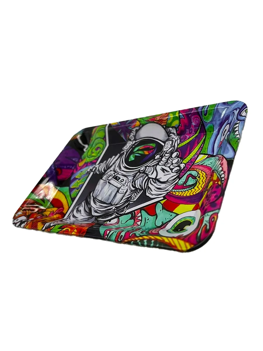 Astronaut Metal Rolling Tray Details2