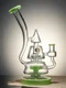 11.8 " Triangle Recycler Bong, Colors: Green