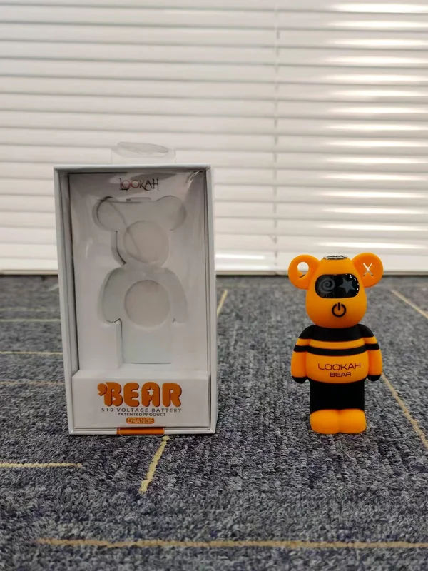 lookah bear 510 thread battery orange, 2 image lookah bear 510 thread battery orange, 2 image