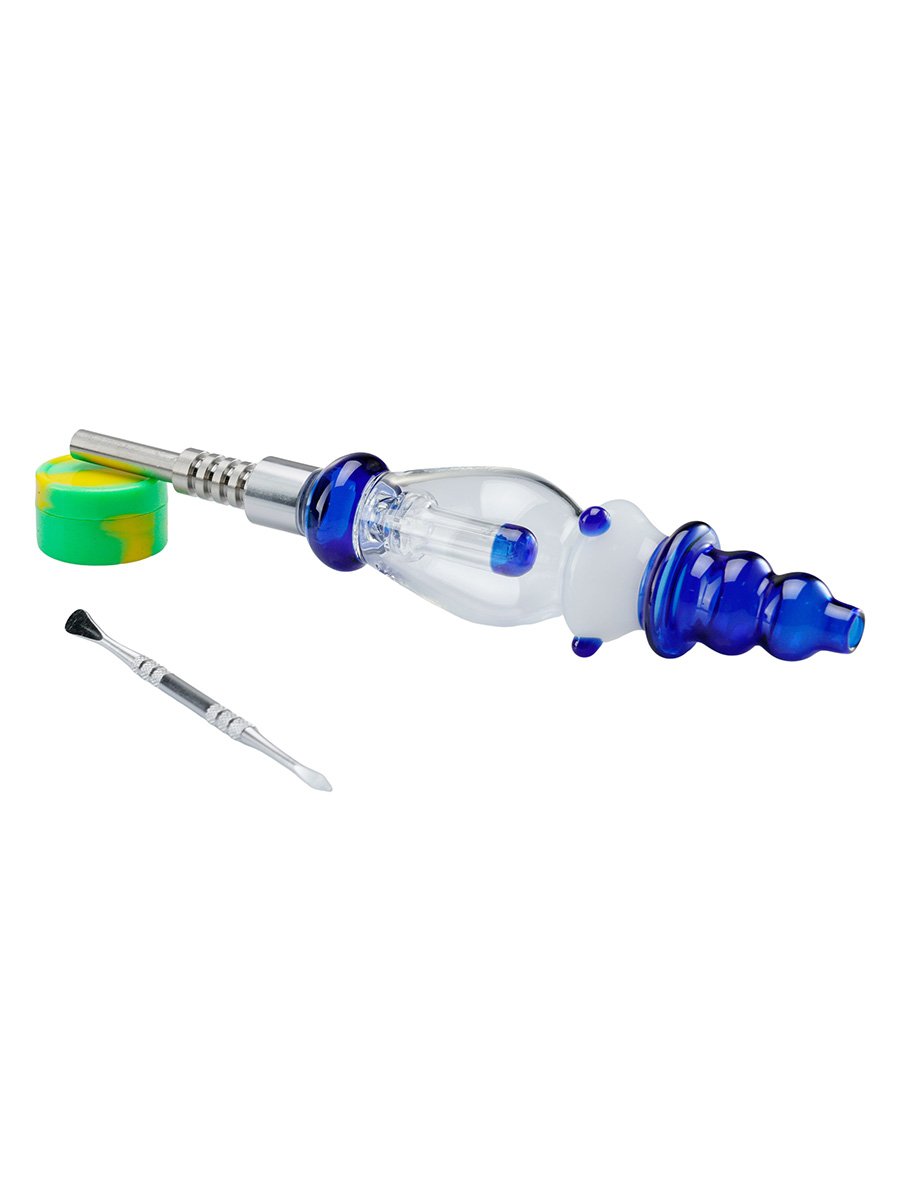 Large Pagoda Glass Nectar Collector, 4 image Large Pagoda Glass Nectar Collector, 4 image