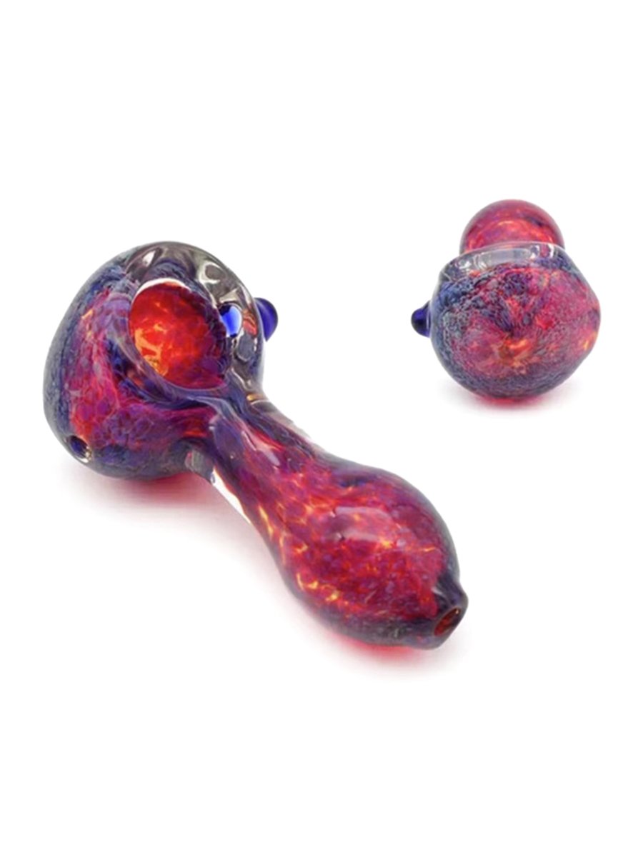 Colorful Bright Striped Glass Pipe, 4 image Colorful Bright Striped Glass Pipe, 4 image