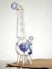 Lookah Bong 12.5 ” Cool Recycler Giraffe Water Pipe Clear - Green, Colors: Clear Green, 5 image