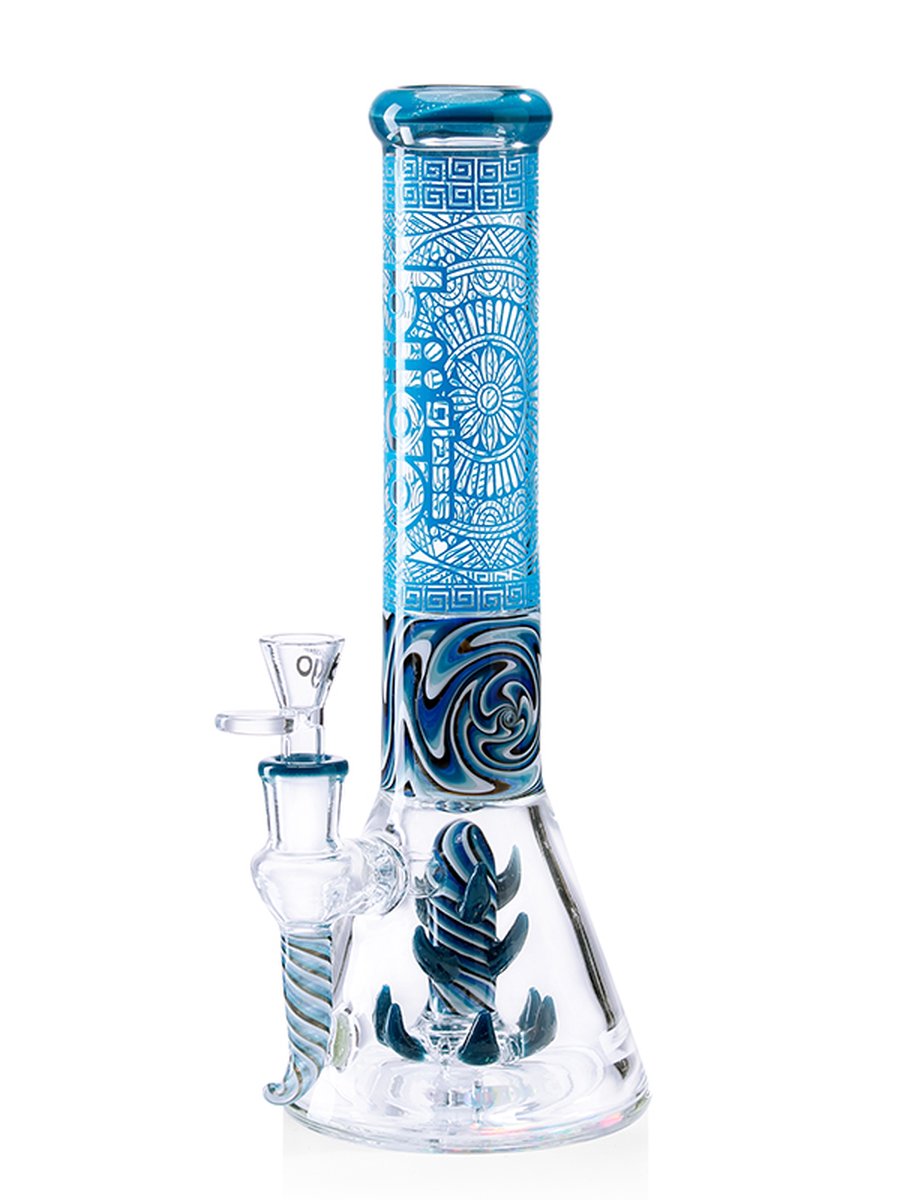 16" Classic Beaker Bong | Blue 16" Classic Beaker Bong | Blue