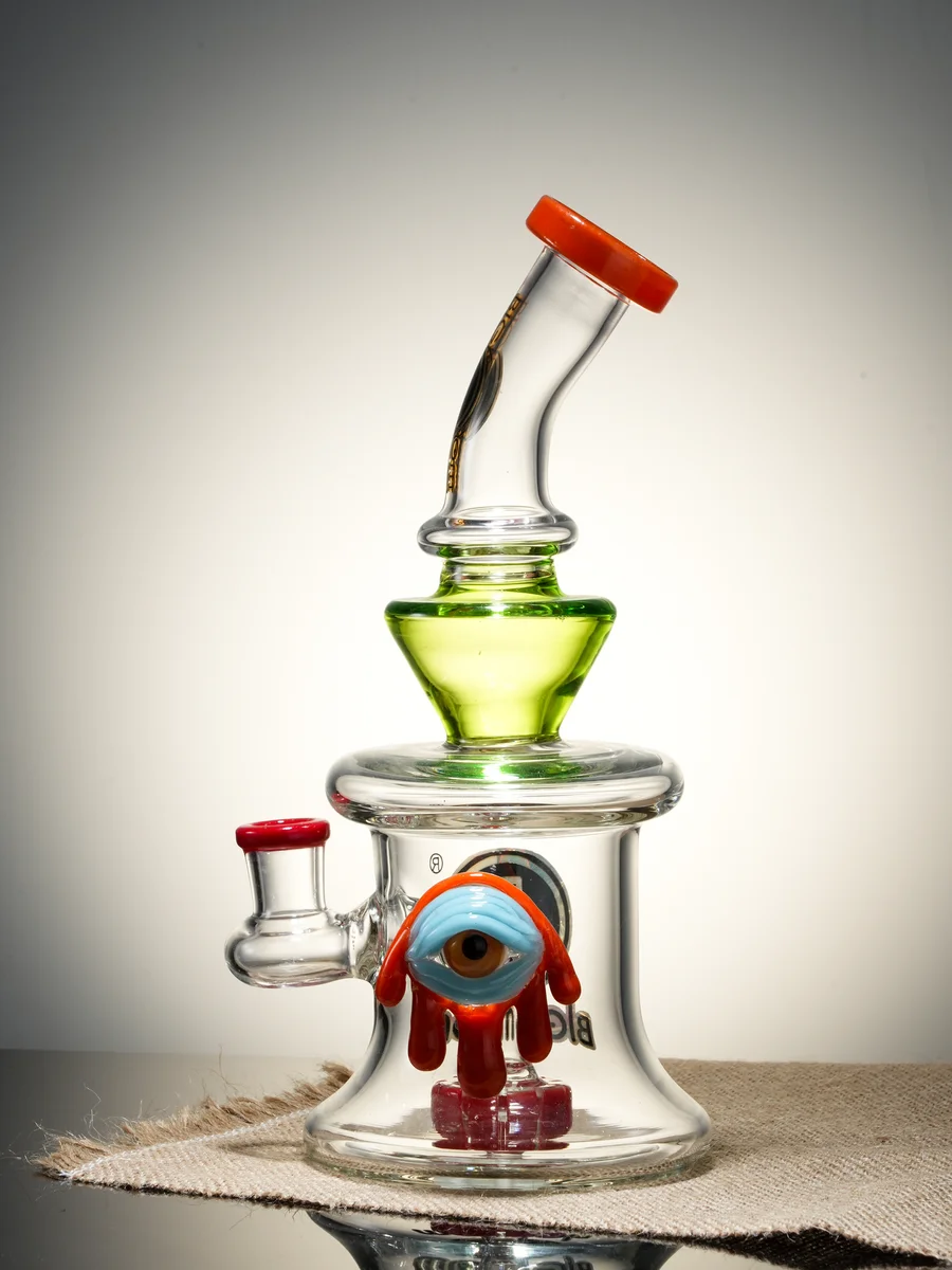 10 " Small Cool Glass Evil Bong | Sprinkler Bubbler | Bent Neck, 4 image 10 " Small Cool Glass Evil Bong | Sprinkler Bubbler | Bent Neck, 4 image