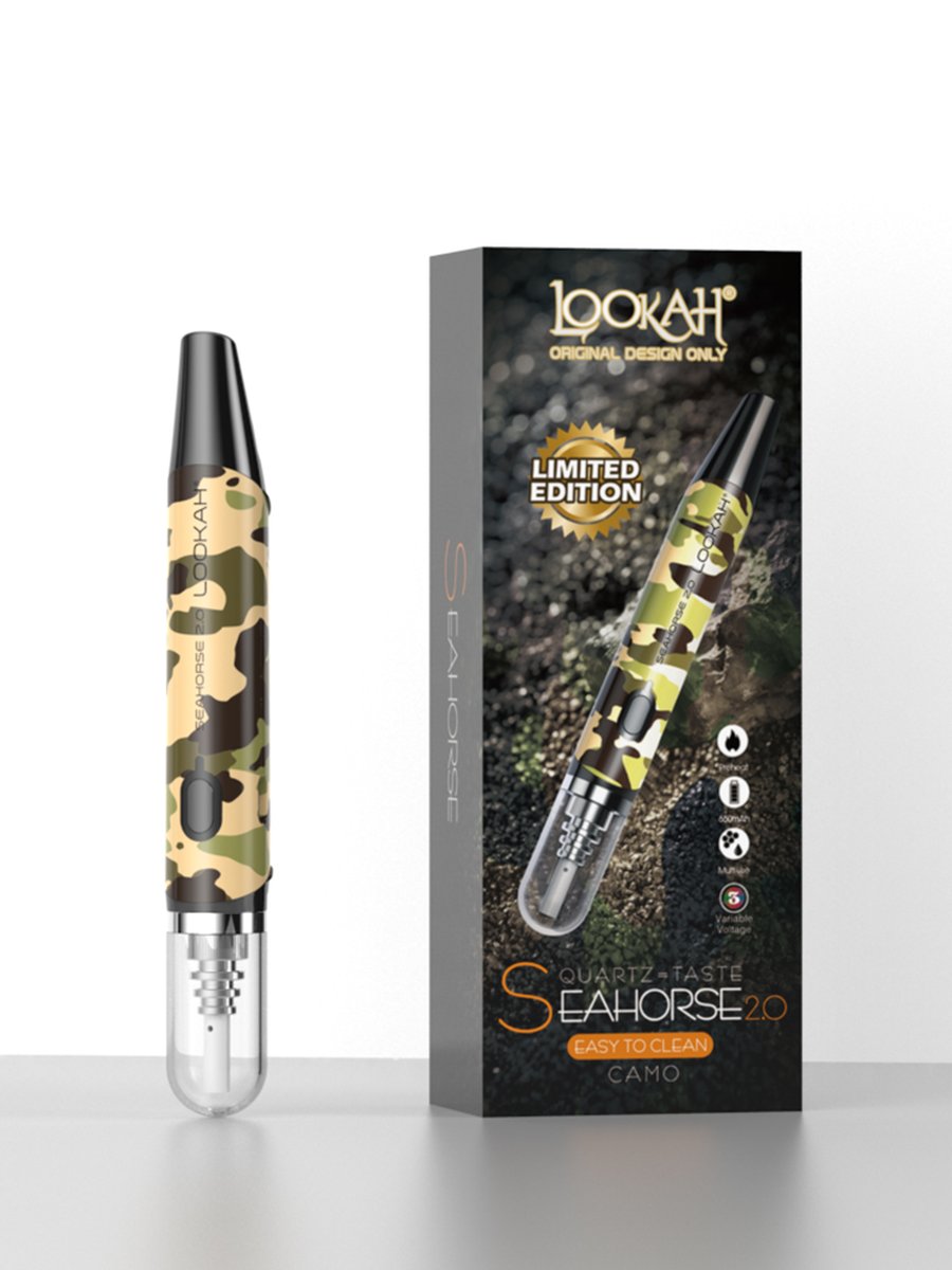 LOOKAH Seahorse 2.0 Portable Electric Dab Straw Wax Pen, Color: Purple, 3 image LOOKAH Seahorse 2.0 Portable Electric Dab Straw Wax Pen, Color: Purple, 3 image