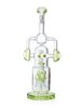 recycler decorative robot bong clear green recycler decorative robot bong clear green
