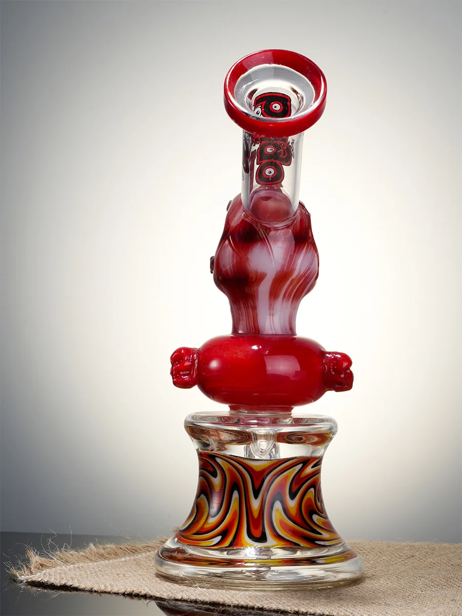 8.5" Mini Cool Skull Dab Rig4 8.5" Mini Cool Skull Dab Rig4
