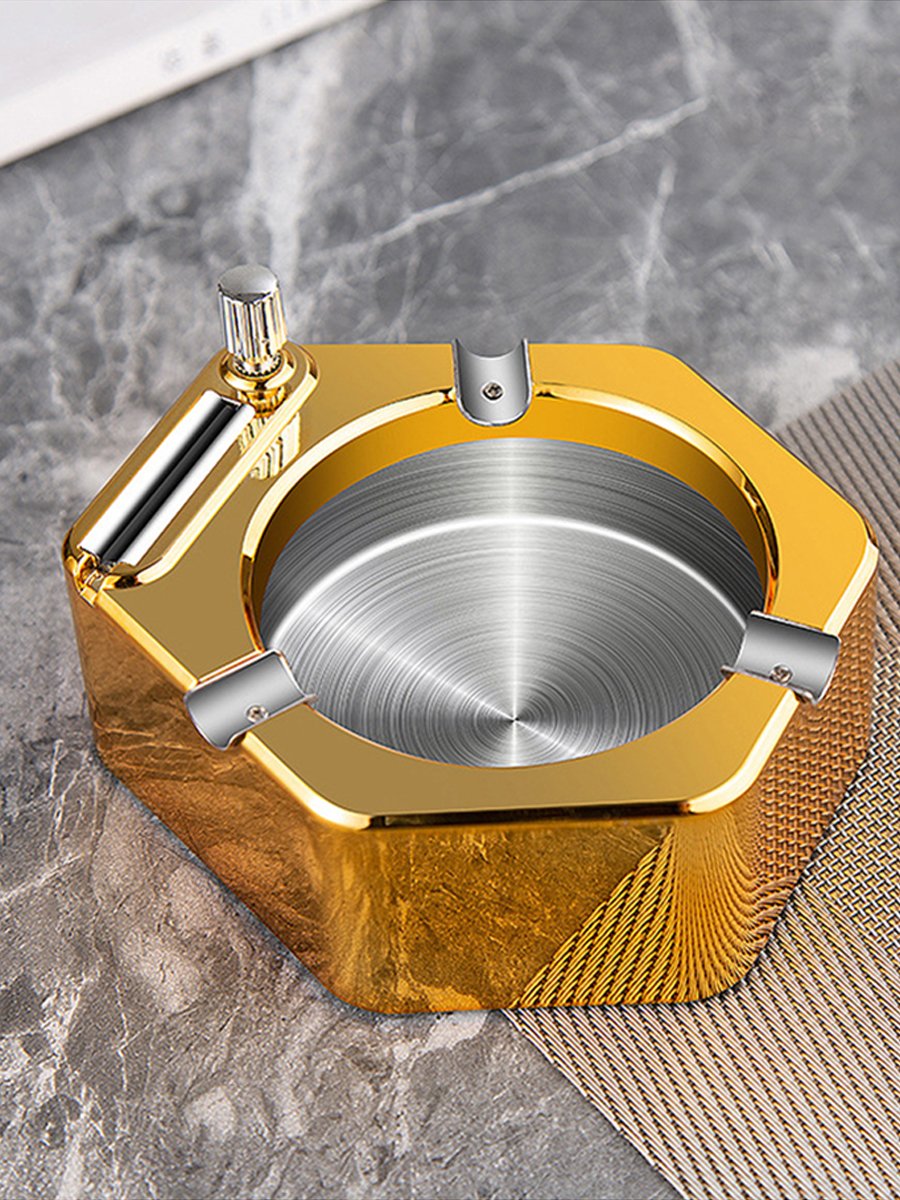 Gold Metal Ashtray | Electroplating Technology