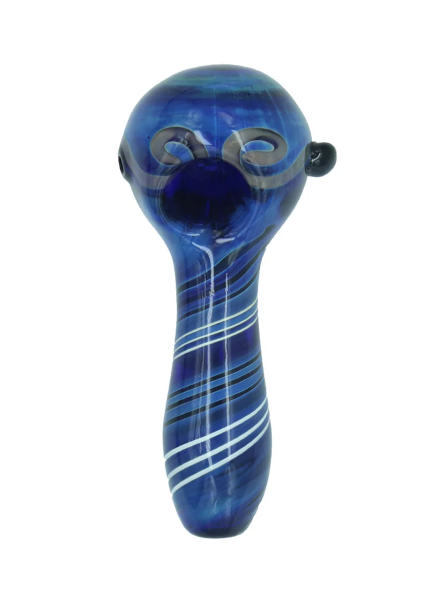 Blue Demon Glass Pipe, 5 image