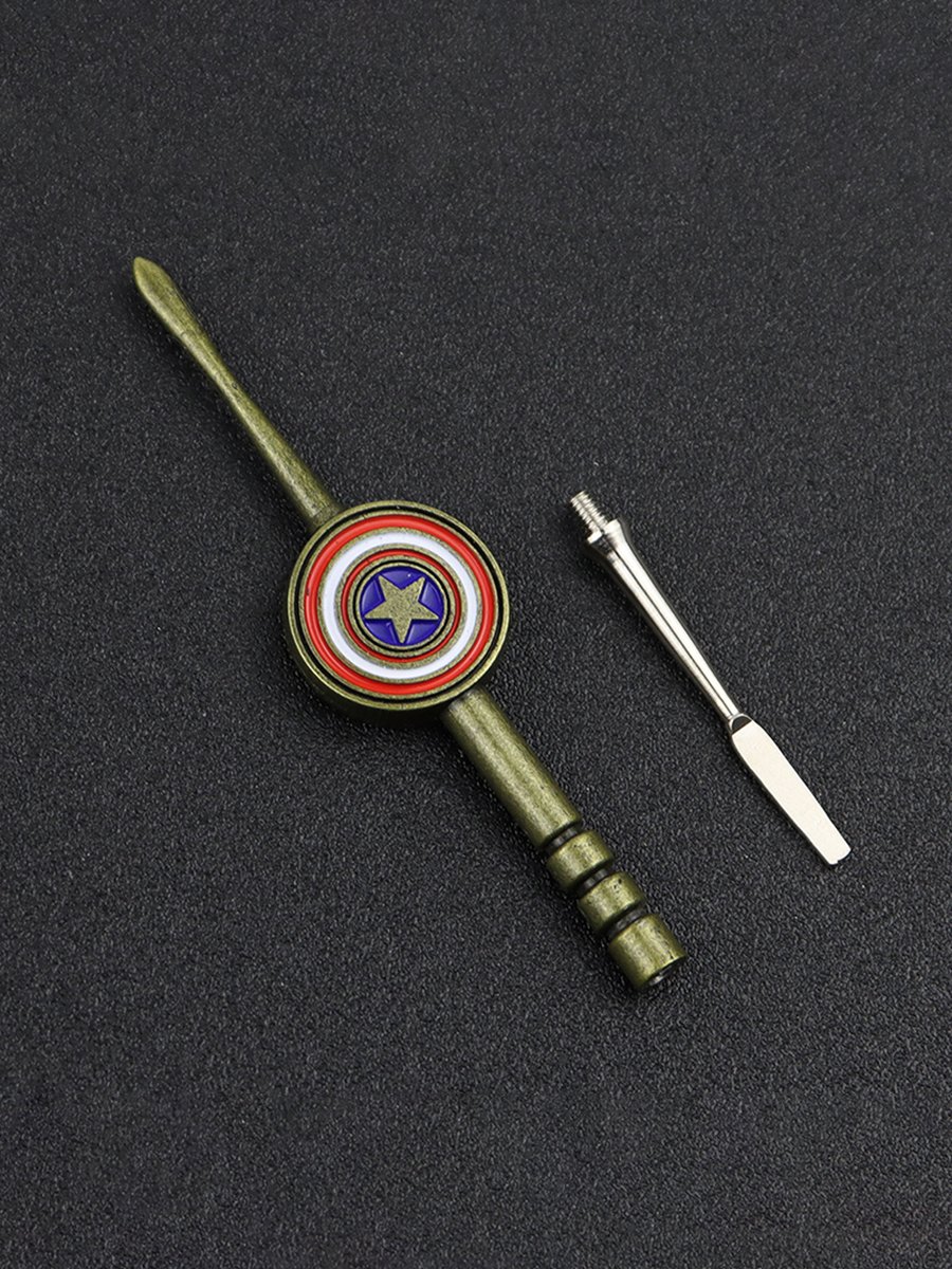 2pcs Captain America Dab Tools Yellow