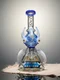 Four-Eyed Big-bellied monster glass bong blue