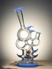 10.2" Small Awesome Unique Recycler Bird Bong, Colors: Jade Blue 10.2" Small Awesome Unique Recycler Bird Bong, Colors: Jade Blue