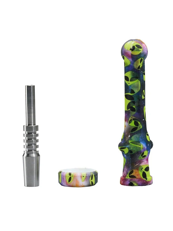 Silicone Alien Nectar Collector with Titanium Tip, 2 image