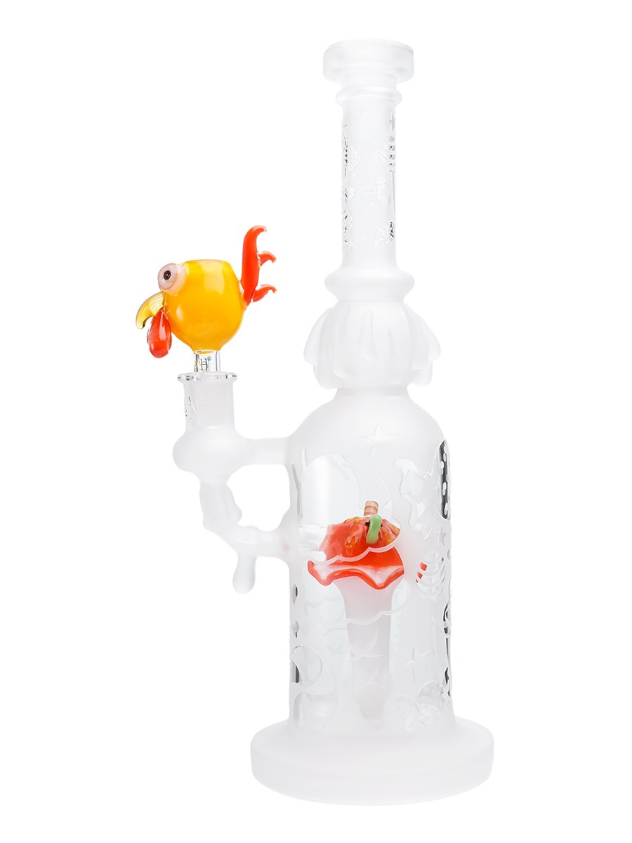 Yellow 14MM Comb Glass Bowl2