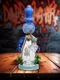9.5&quot; Cute Garden Snowman Dab Rig blue