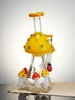 Lookah  8.5" Mini Cute Mushroom Glass Bong, Colors: Yellow, 3 image
