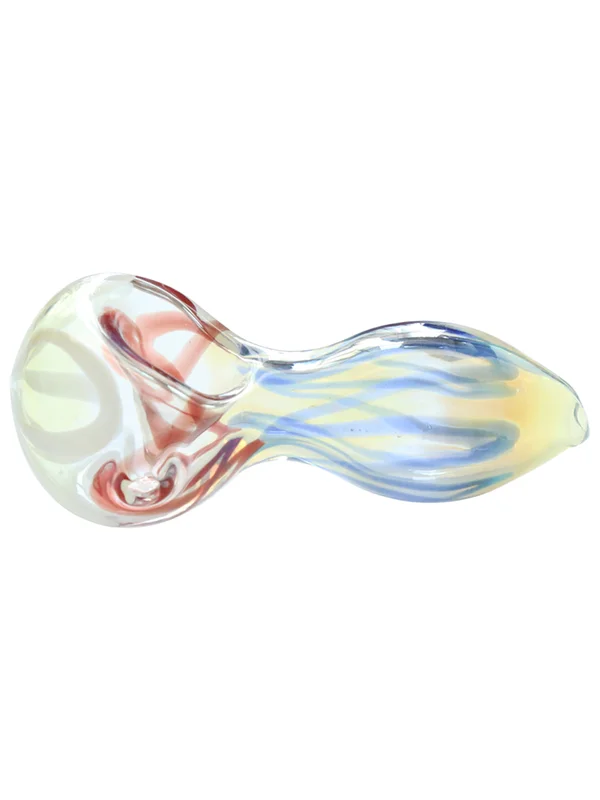 4" Colorful Glass Pipe Side 4" Colorful Glass Pipe Side