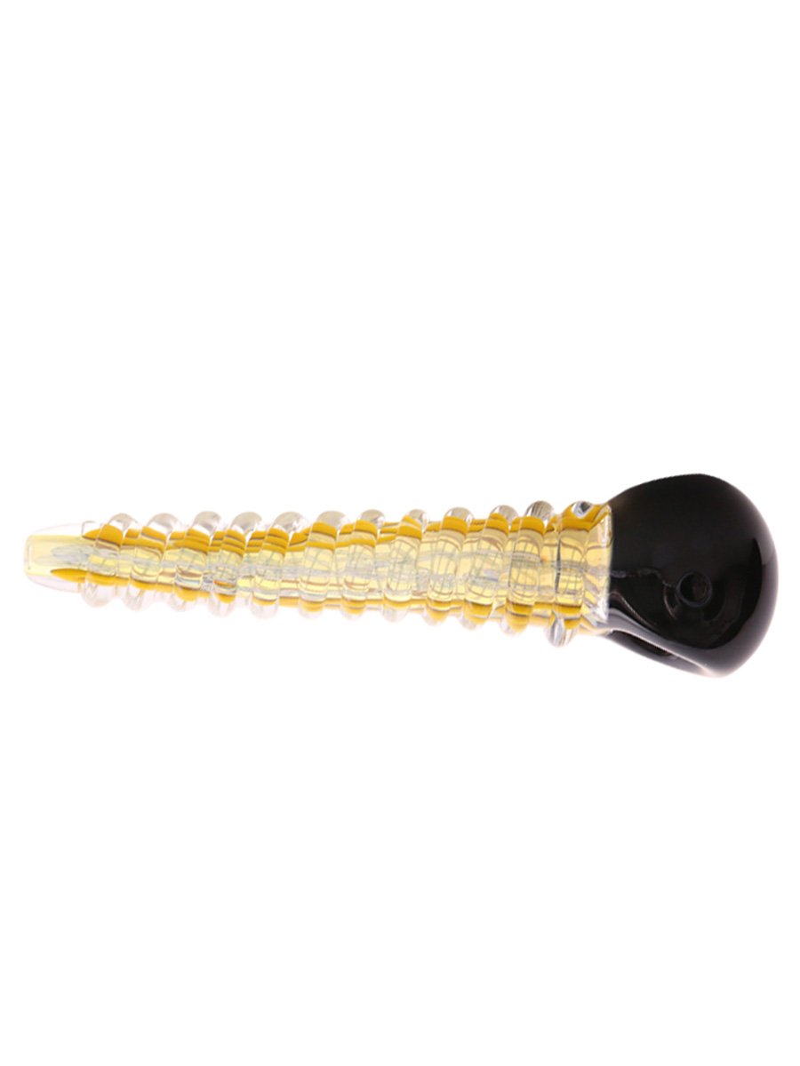 Gold Threaded Glass Pipe